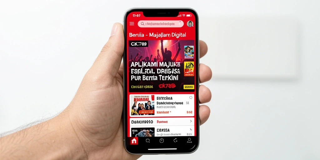 Tampilan antarmuka CK789 yang menarik dan mudah digunakan.