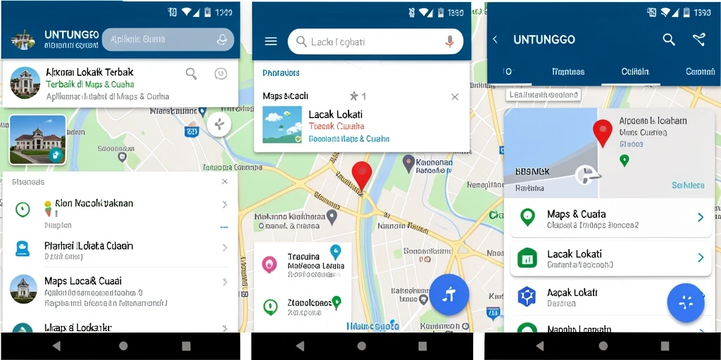 Tampilan antarmuka UNTUNGGO yang intuitif dan informatif.